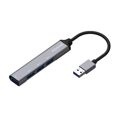 Afbeelding van Hub USB Aisens A106 0540 Grijs (1 Stuks)