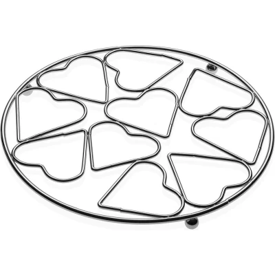 Afbeelding van Versa Placemat Hartjes Metaal Staal (20 X 1 20 Cm)