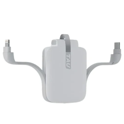 Afbeelding van TAU Mini Powerbank 1400mAh Wit