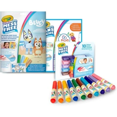 Afbeelding van CRAYOLA Color Wonder, set met kleurloos, blauw thema, creatieve activiteiten voor kinderen, leeftijd 3,4,5 jaar