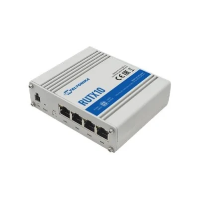 Image de Teltonika RUTX10 Routeur sans fil commutateur 4 ports GigE Bluetooth 4.0 802.11a/b/g/n/ac Bi bande Montage sur rail DIN