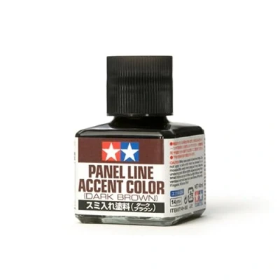 Afbeelding van Tamiya 87140 Panel Line Accent Color Dark Brown 40ml Effecten potje