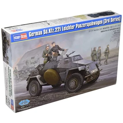 Afbeelding van German Sd.Kfz.221 Leichter Panzerspahwagen Scale 1/35 Hobbyboss HOS83812