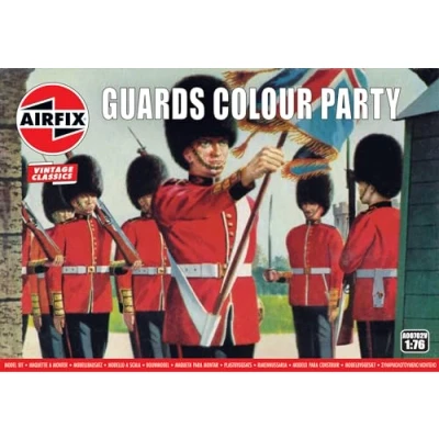 Afbeelding van 1:76 Airfix 00702V Guards Colour Party Figuren Plastic Modelbouwpakket
