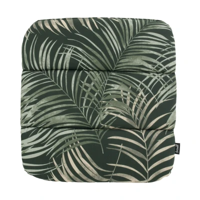 Afbeelding van Hartman Delphine Zitkussen 44 X 40 3 Belize Dark Green Groen Tuinkussens