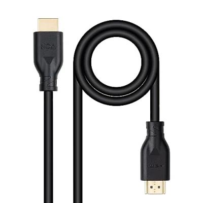 Afbeelding van NANOCABLE 10.15.3900 HDMI kabel V2.0 4K @ 60Hz 18Gbps stekker type A naar CCS, zwart, 0,5 m
