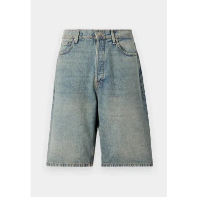 Afbeelding van Jack &amp; Jones Jjiron Jjoriginal Jeansshort, Heren, Maat: XL, Blue denim