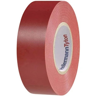 Afbeelding van HellermannTyton HTAPE FLEX15 25x25 PVC RD 710 00134 Isolatietape (l x b) 25 m mm 1 stuk(s)