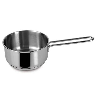 Image de Lagostina every casserole profonde avec long manche en acier inoxydable diamètre 14 cm capacité 12 l