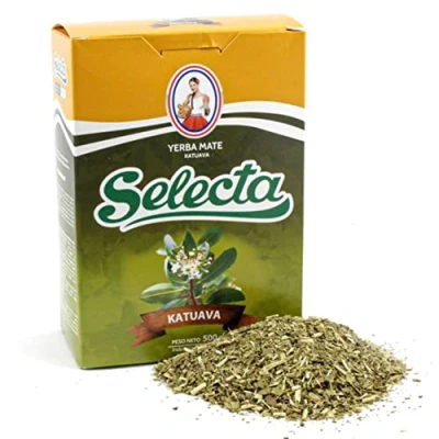 Afbeelding van 🌿Selecta Yerba Maté Katuava: 0,5 kg + geschenkmonster (50g) Energie en tonica, rijk aan vitaminen antioxidanten, met cafeïne! Versnelt de stofwisseling. Bevat geen suiker.