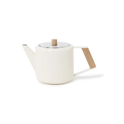 Afbeelding van Bredemeijer Duet Design Boston Theepot 1,1 Liter Gebroken Wit