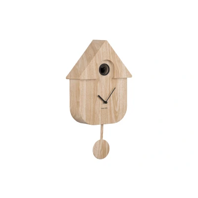 Afbeelding van Karlsson Wandklok Modern Cuckoo Licht hout