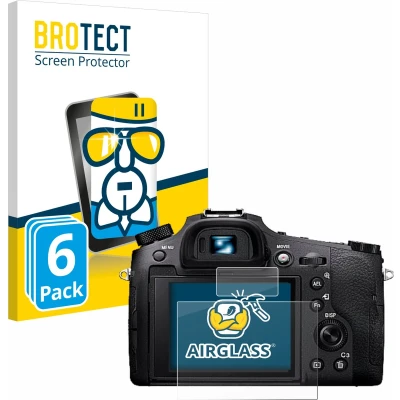 Afbeelding van BROTECT Screenprotector voor Sony Cyber Shot DSC RX10 IV Folie Beschermfolie Beschermglas transparant (6 Stuks)