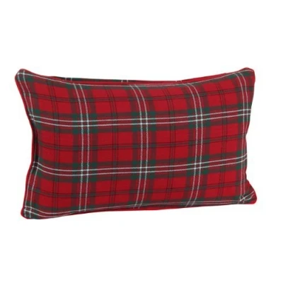 Afbeelding van Homescapes Edward Rode Tartan Kussenhoes 30x50cm