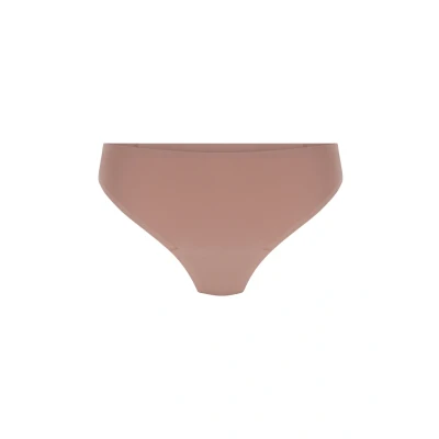 Afbeelding van Hunkemöller Dames Lingerie Invisible string basic Bruin maat XS