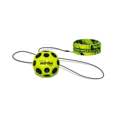 Afbeelding van Waboba Boule de lune rebondissante, facile à saisir, jaune, 60 mm