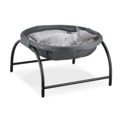 Afbeelding van katten hangmat met pootjes kattenmand op hoogte 25 x 44 42 cm zacht kattenbed