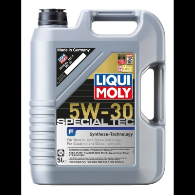 Afbeelding van Liqui Moly Special Tec F 5W 30 5L Motorolie 3853 FORD: Galaxy Mk2 MPV, MONDEO 4 Turnier, FIESTA 6, LAND ROVER: Range Rover Evoque