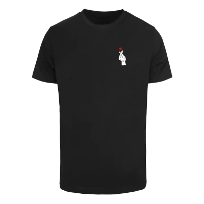Afbeelding van Mister Tee LOVE SIGN 2.0 Tshirt print, Heren, Maat: 4XL, Black