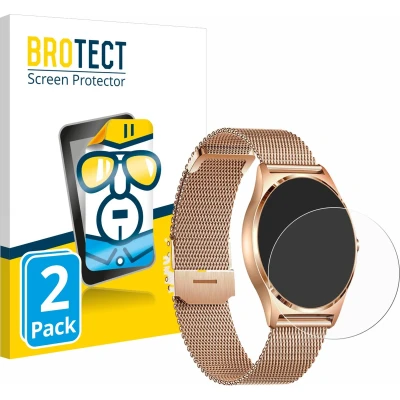 Afbeelding van BROTECT Schermbeschermer Clear, Smartwatch beschermfolie, Transparant