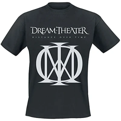 Afbeelding van Dream Theater Heren Tshirt XXL Distance Over Time Logo Zwart