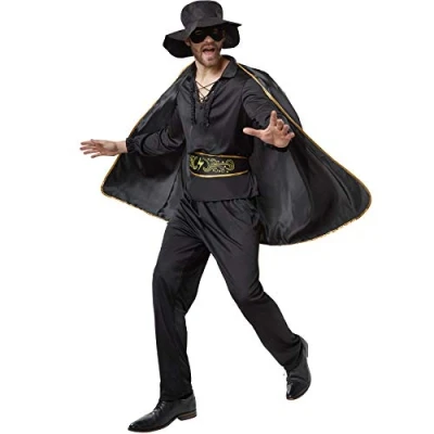 Afbeelding van dressforfun Zorro L verkleedkleding kostuum halloween verkleden feestkleding carnavalskleding carnaval feestkledij partykleding 302662