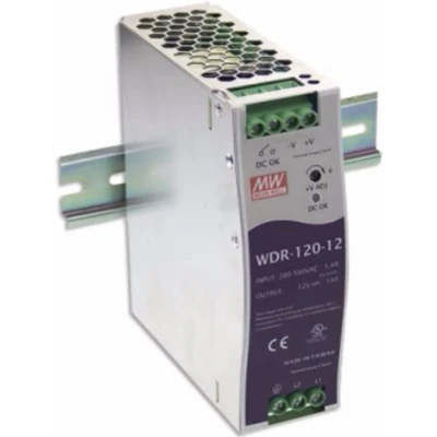 Afbeelding van Mean Well WDR 120 24 DIN rail netvoeding V/DC 5 A W Aantal uitgangen: 1 x Inhoud: stuk(s)