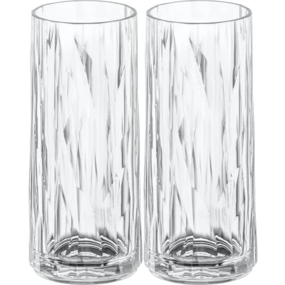 Afbeelding van Koziol Club No.3 Superglas 250ml Longdrink Set van 2