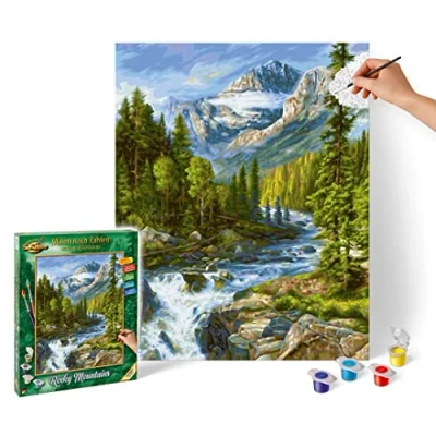 Afbeelding van Schilderen op Nummer Rocky Mountains