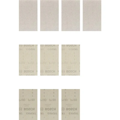 Afbeelding van Bosch Accessories EXPERT M480 2608901205 Schuurnetset Geperforeerd Korrelgrootte 80, 120, 180, 180 (l x b) 133 mm 80 10 stuk(s)