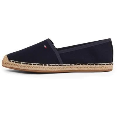 Afbeelding van Tommy Hilfiger FLAG Espadrilles, Dames, Maat: 41, Space blue Katoen