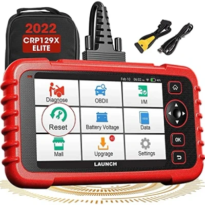 Afbeelding van LAUNCH CRP129X OBD2 diagnosegereedschap op basis van Android, diagnose het 4 systeem met oliereset, EPB, SAS, TPMS en versnellingsservice, AutoVIN (verbeterde versie CRP129)