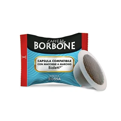 Afbeelding van Caffè Borbone Rode mix 100 capsules compatibel met de koffiemachines van het merk Bialetti*
