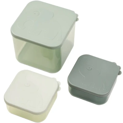 Afbeelding van Done By Deer Bewaarbakjes Elphee Green 3st