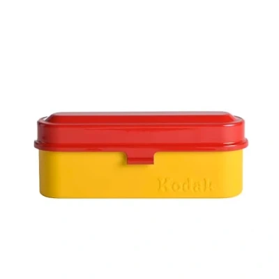 Image de Boîtier portable petit format Kodak pour 135 films Rouge et jaune