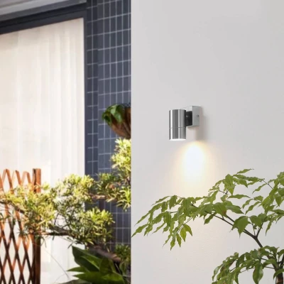 Afbeelding van Lindby Myan buitenwandlamp V4A 1 lamp