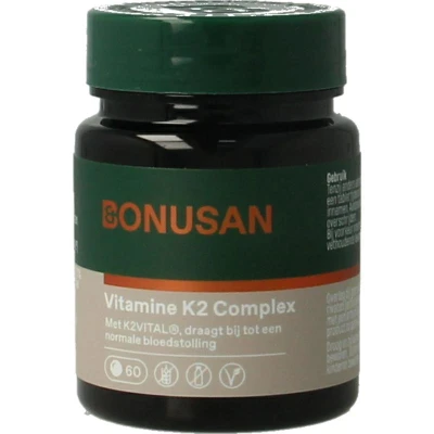 Afbeelding van Vitamine K2 Complex 60 Tabletten Default Title