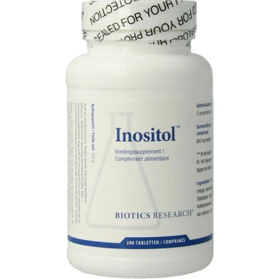 Afbeelding van Biotics Inositol Tabletten 200TB