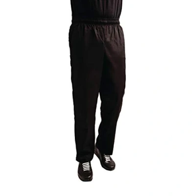 Afbeelding van Whites Easyfit Teflon unisex koksbroek zwart M