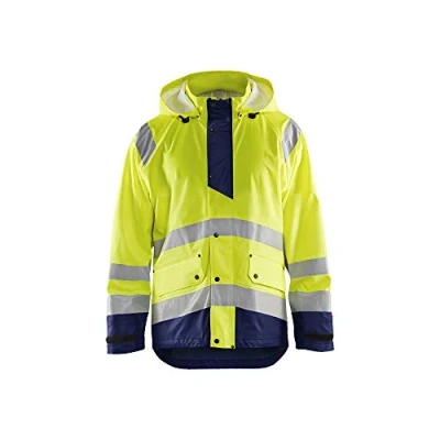 Afbeelding van Blaklader Regenjas High Vis LEVEL 1 4323 2000 Geel/Marineblauw
