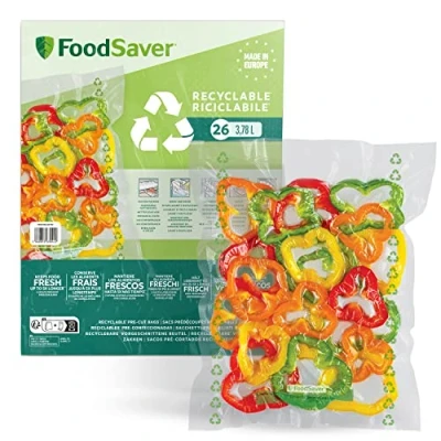 Image de Pack de 26 sacs recyclables mise sous vide Foodsaver FSBE3202X01 3,87 L