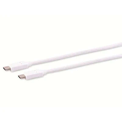 Afbeelding van USB C naar kabel USB3.2 (tot 20 Gbit/s) PD tot 20V/3A video 4K 60Hz / wit 2 meter