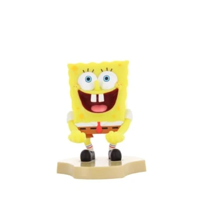 Afbeelding van Cable Guys Holdem SpongeBob SquarePants Collectible Small Tech Accessories &amp; Phone Holder/Stand (iPhone, Samsung, Earbuds, Earphones)