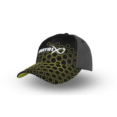Image de Matrix Casquette Hex Print Baseball Kleur : Black