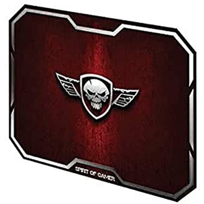 Afbeelding van Spirit of Gamer Winged Skull Gaming Muismat 296 x 236 mm Zwart/Rood
