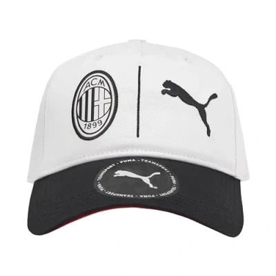 Afbeelding van AC Milan Chapeau avec visière, casquette d&#039;été classique logo officiel, homme ou femme, unisexe, réglable