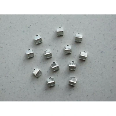 Afbeelding van Koordsluiting klem met oog 6x6mm platinum 12ST 12319 1901