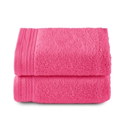 Afbeelding van Top Towel Premium grote badhanddoeken 2 50 x 100 cm 100% katoen 600 g aardbei