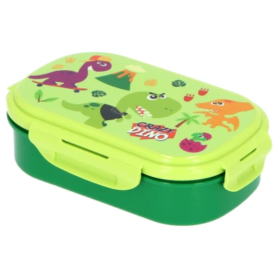 Afbeelding van Crazy Dino Lunchbox met bestek 8435507858915