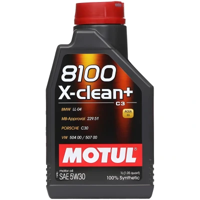 Afbeelding van Motul 8100 X CLEAN+ 5W 30 5L Motorolie 109220 BMW: 1 Hatchback, 3 Touring, 5 Saloon, VOLKSWAGEN: GOLF 7, 6, Polo IV Hatchback